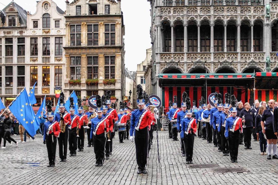 Grand Place band Brussels Belgium